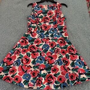 Tommy Hilfiger Floral Dress - Red, Pink, Blue, Green